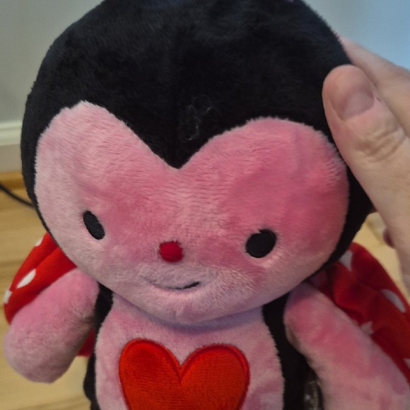 Hallmark Pink and Black Lovebug Plush with Book - Picture 7 of 13